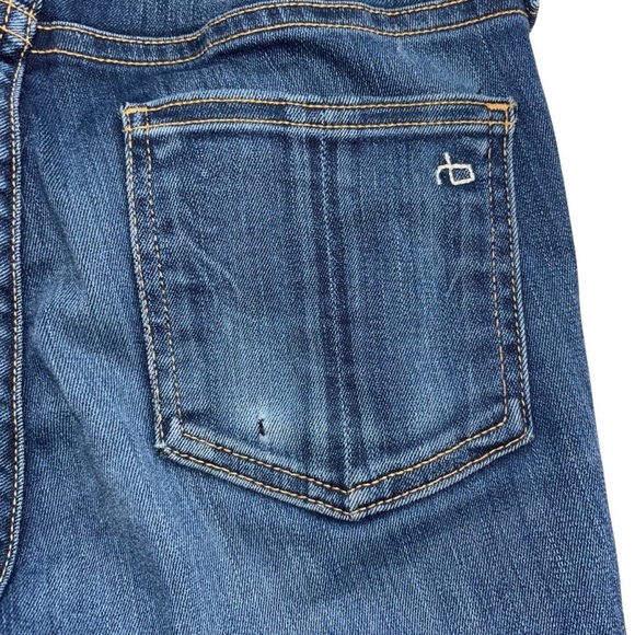 Rag & Bone High Rise Skinny Tight Pants Dark Blue Women’s 25 Grunge Punk Goth - Picture 15 of 15